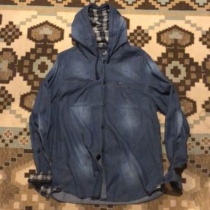 Men’s button up hoodie